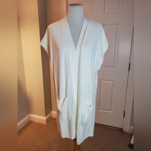 Barefoot Dreams CozyChic Ultra Lite Ribbed Pearl Vest